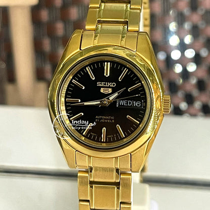 Seiko Automatic Women's Watch SYMK22K1 Gold Tone Stainless Steel Luminous