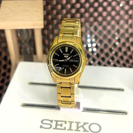 Seiko Automatic Women's Watch SYMK22K1 Gold Tone Stainless Steel Luminous