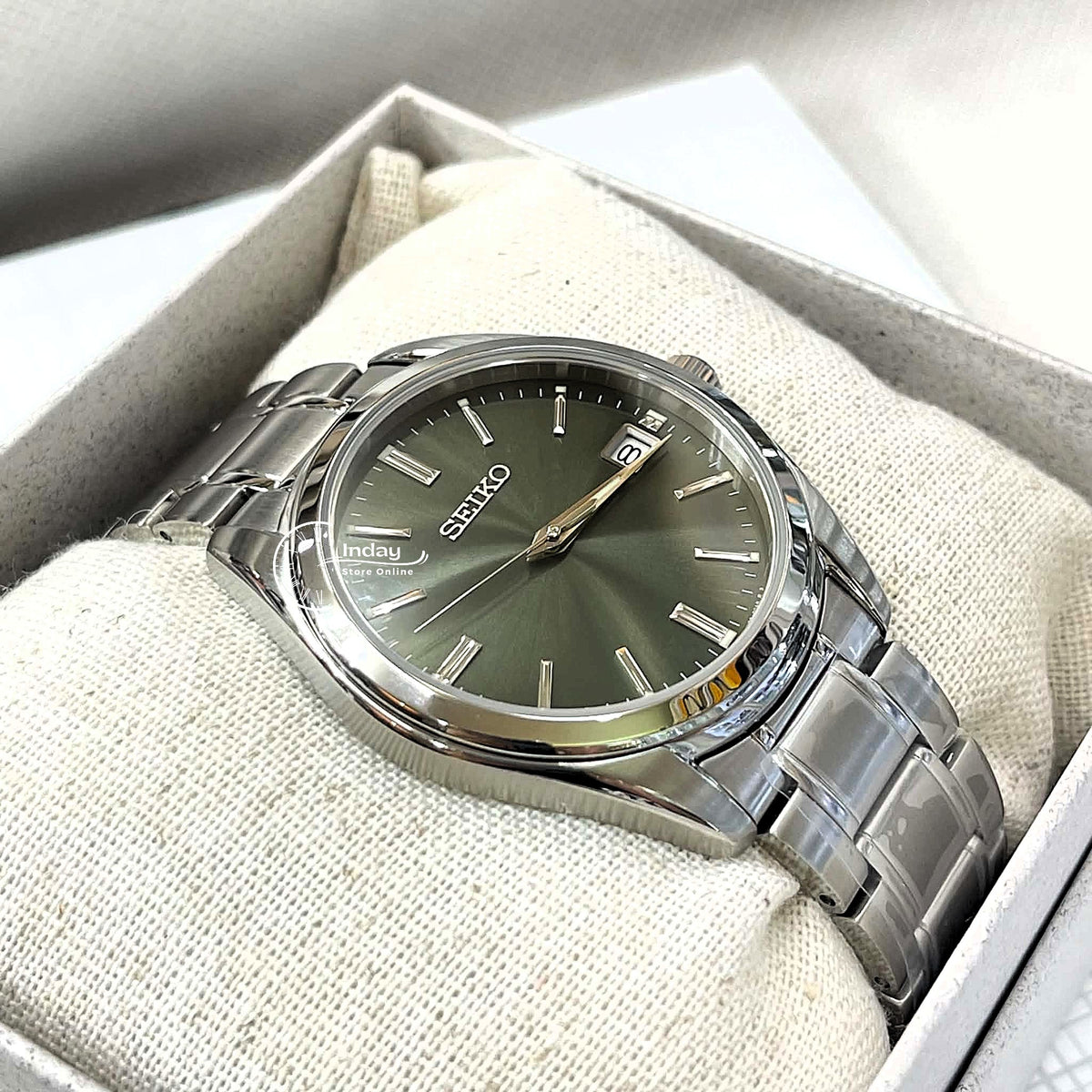 Seiko Men's Battery Operated Watch SUR527P1 Sapphire Crystal Caliber 6N52 Luminous Stainless Steel Band Battery Life: 3 Years