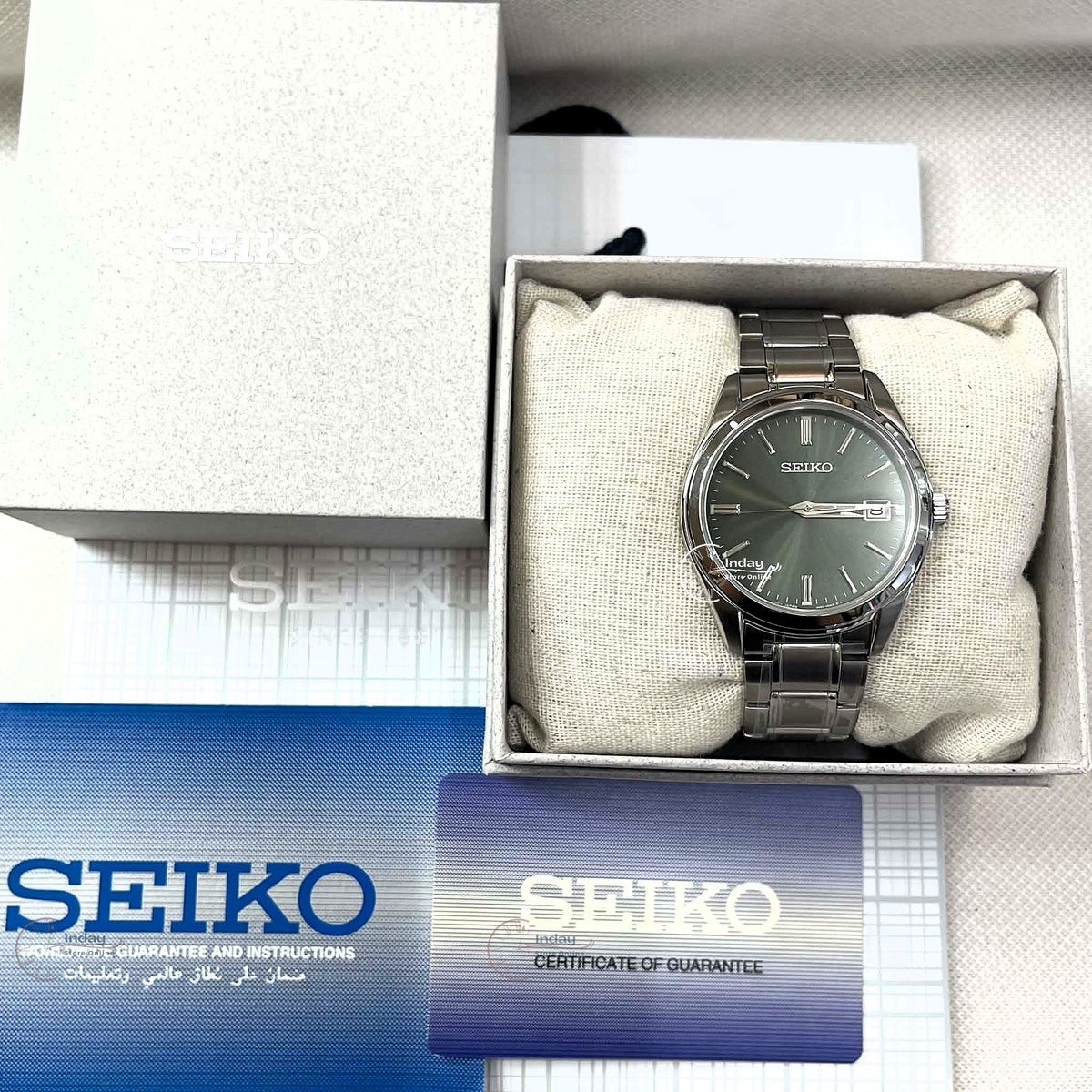 Seiko Men's Battery Operated Watch SUR527P1 Sapphire Crystal Caliber 6N52 Luminous Stainless Steel Band Battery Life: 3 Years