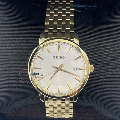 Seiko Men's Watch SGEF92P1 Stainless Steel Band Battery Operated