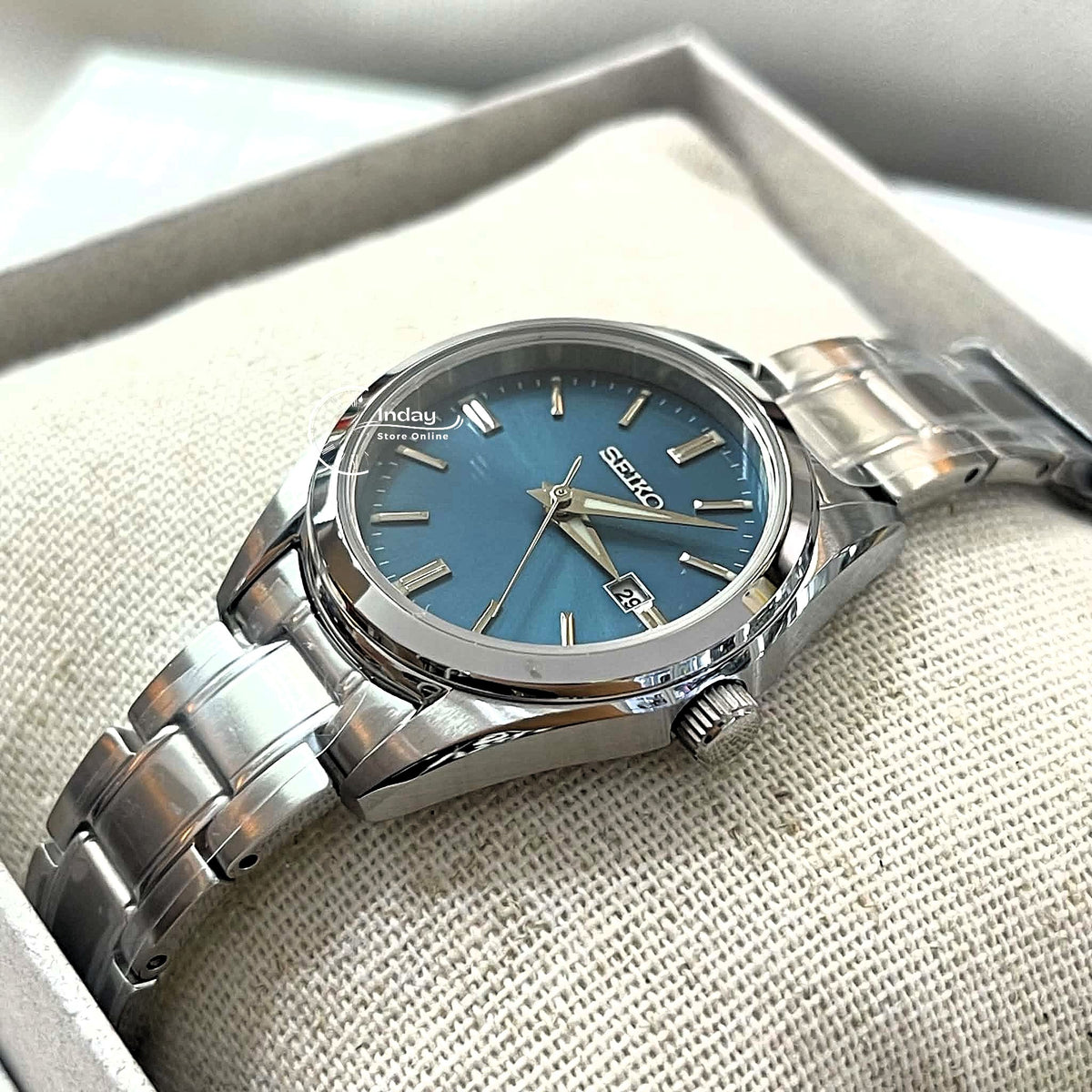 Seiko Women's Battery Operated Watch SUR531P1 Sapphire Crystal Caliber 6N22 Luminous Stainless Steel Band Battery Life 3 Years