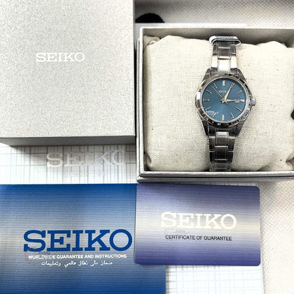 Seiko Women's Battery Operated Watch SUR531P1 Sapphire Crystal Caliber 6N22 Luminous Stainless Steel Band Battery Life 3 Years