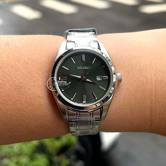 Seiko Women's Battery Operated Watch SUR533P1 Sapphire crystal Caliber 6N22 Luminous Stainless Steel Band Battery Life 3 Years