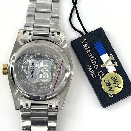 范倫鐵諾 古柏 Coupeau Men's Watch 12168TM-18 Two-Tone Stainless Steel Band