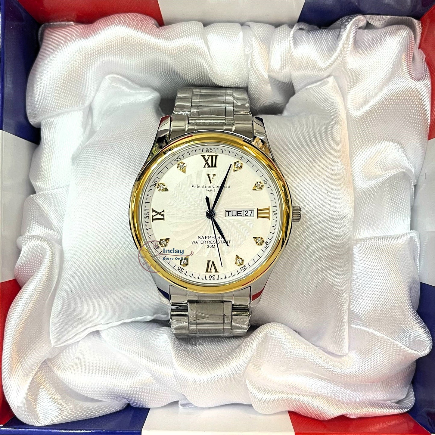 范倫鐵諾 古柏 Coupeau Men's Watch 61607TKAM-1