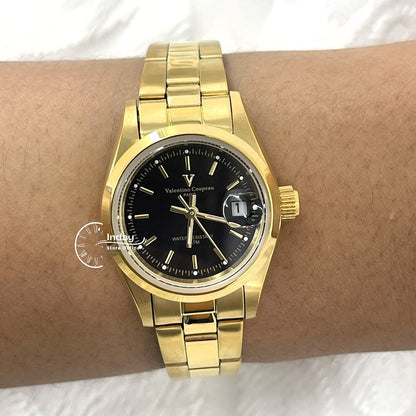 范倫鐵諾 古柏 Coupeau Women's Watch 12168KL-14 Gold Tone Stainless Steel Band