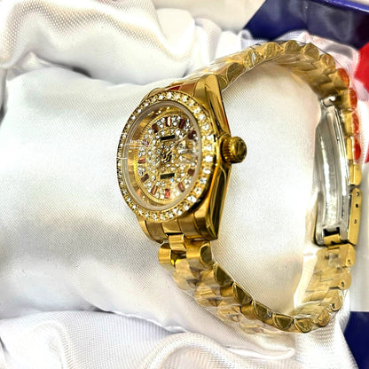 Valentino Coupeau Women's Watch V70302KHL-9  Gold Stainless Steel Classic Design Water Resistant