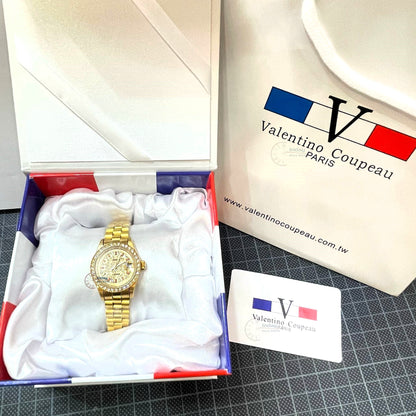 Valentino Coupeau Women's Watch V70302KHL-9  Gold Stainless Steel Classic Design Water Resistant
