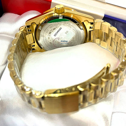 Valentino Coupeau Men's Watch V70302KHM-9 Gold Stainless Steel Classic Design Water Resistant