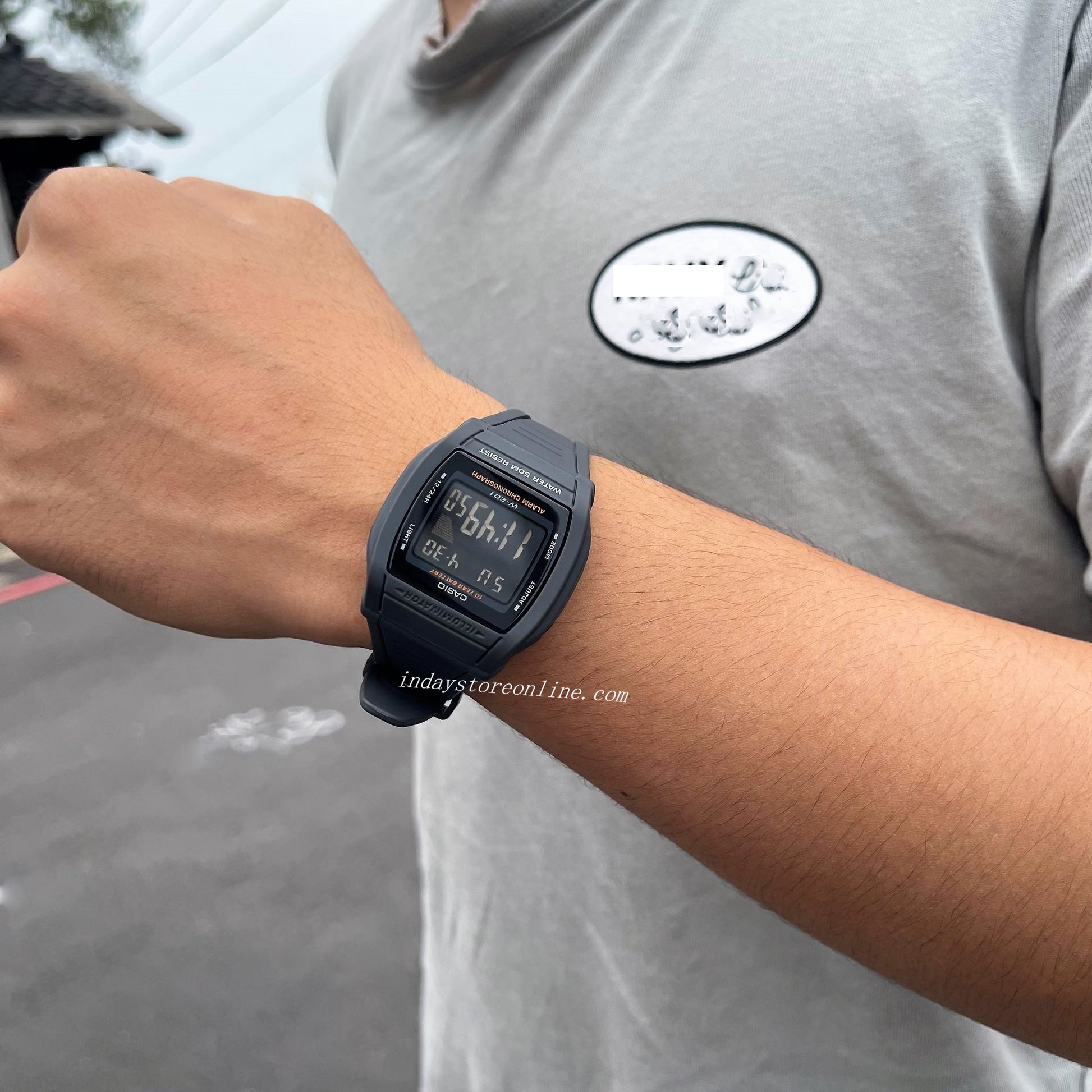 Reloj cronógrafo de alarma Casio para hombre W201-1AV Reloj cronógrafo de alarma Casio para hombre W201-1AV