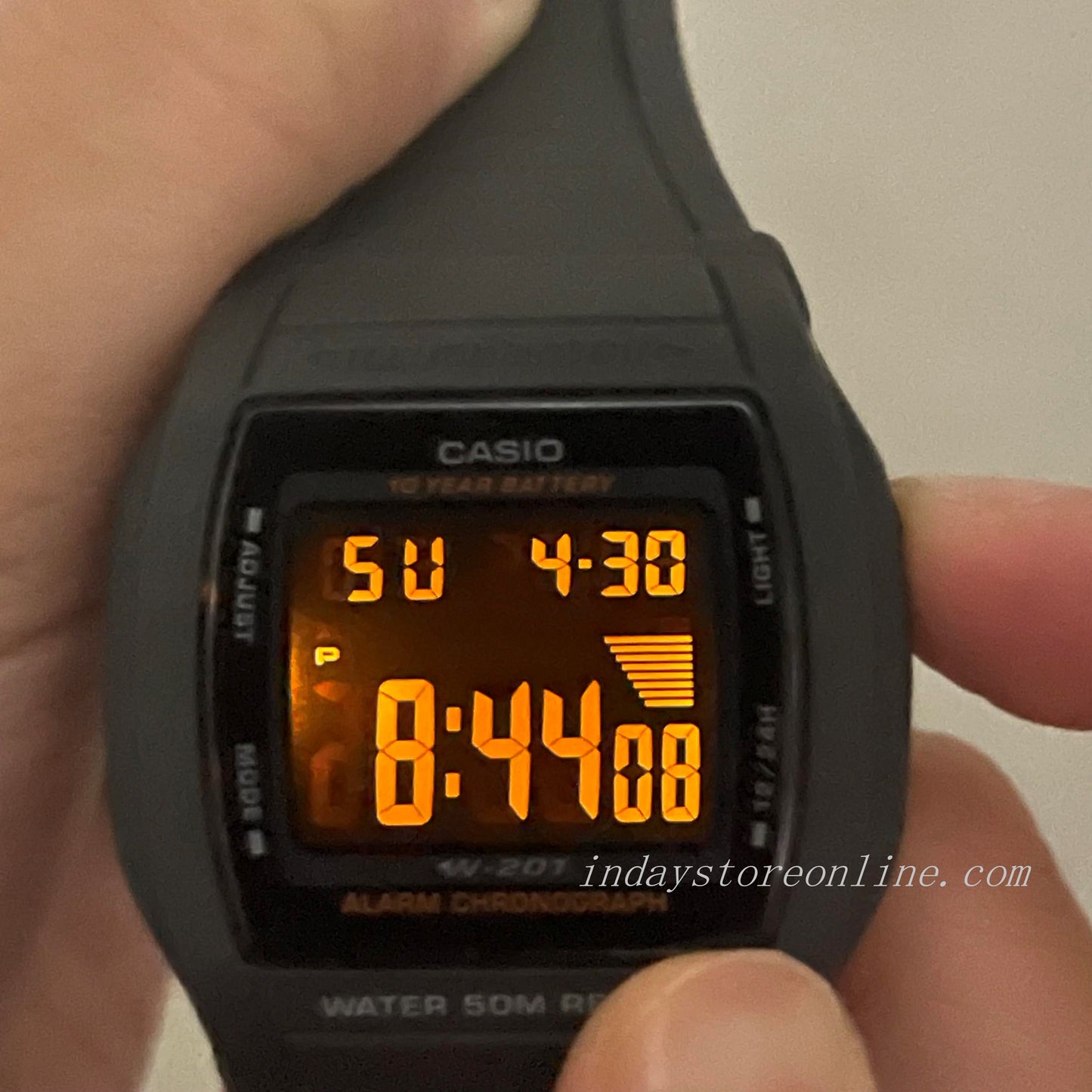 Casio Digital Unisex Watch W-201-1B