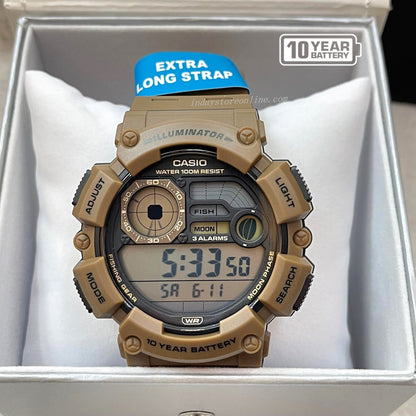 Casio Digital Men's Watch WS-1500H-5A Digital Resin Band Resin Glass Battery Life: 10 Years