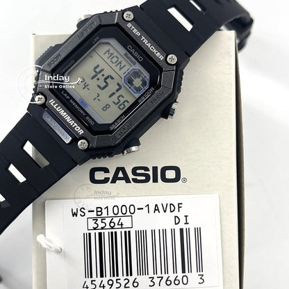 Casio Digital Men's Watch WS-B1000-1A Step Tracker Mobile link (Wireless linking using Bluetooth®)