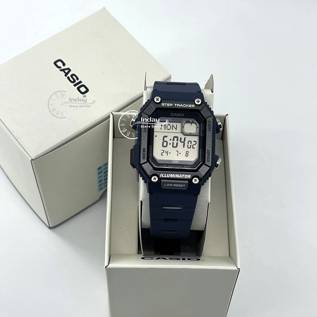 Casio Digital Men's Watch WS-B1000-2A Step Tracker Mobile link (Wireless linking using Bluetooth®)