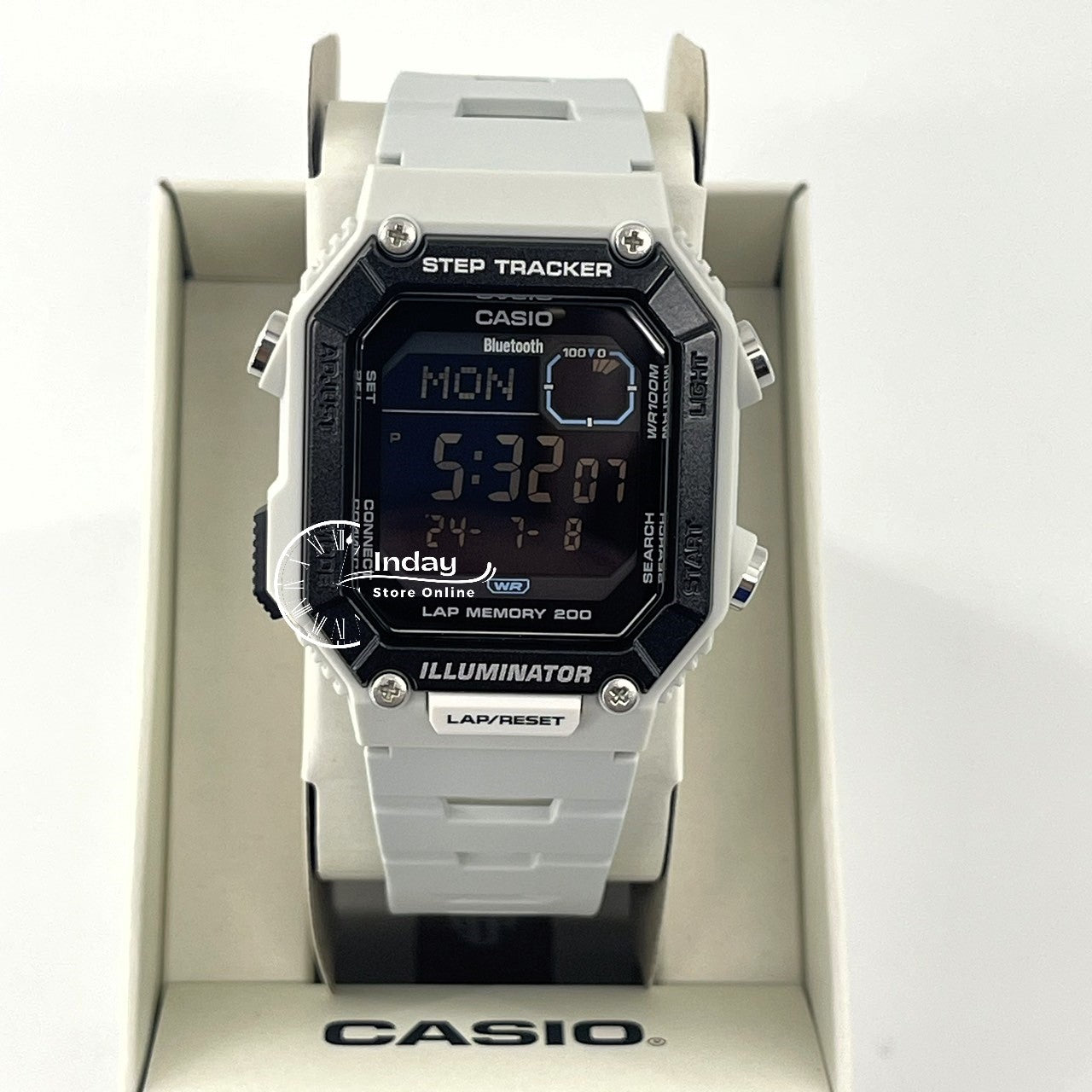 Casio Digital Men's Watch WS-B1000-8B Step Tracker Mobile link (Wireless linking using Bluetooth®)