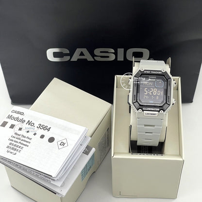 Casio Digital Men's Watch WS-B1000-8B Step Tracker Mobile link (Wireless linking using Bluetooth®)