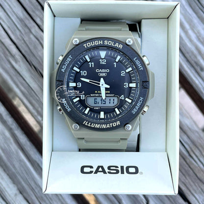 Casio Analog Digital Men's Watch AQ-S820W-5A Resin Glass Resin Band Solar Powered