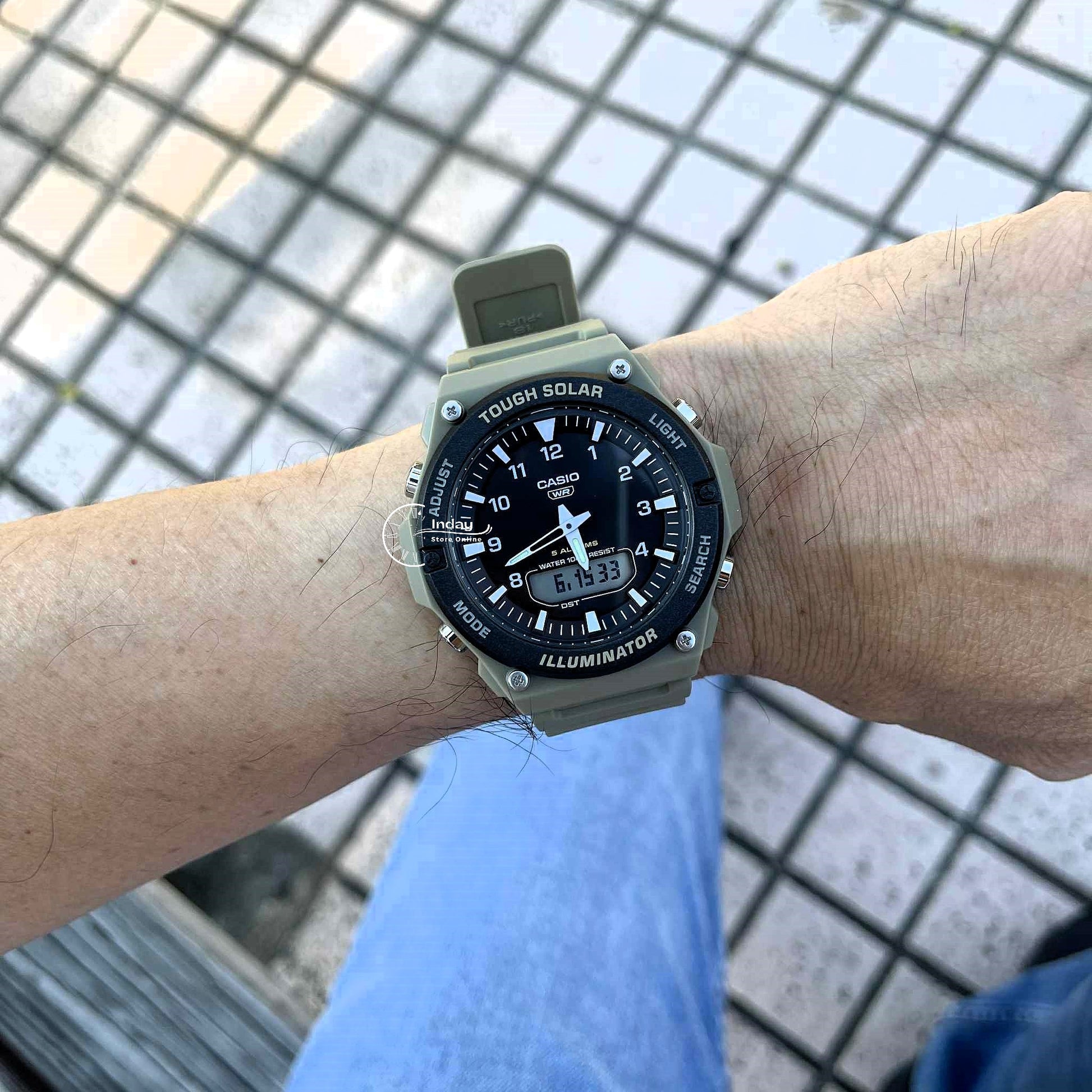 Casio Standard Analog Digital Black Dial Solar AQ-S820W-5AV 100M Mens Watch Casio Standard Analog Digital Black Dial Solar AQ-S820W-5AV 100M Mens Watch