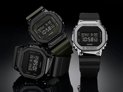 Casio G-Shock Men's Watch GM-5600-1 Digital 5600 Series Resin Band Shock Resistant Mineral Glass