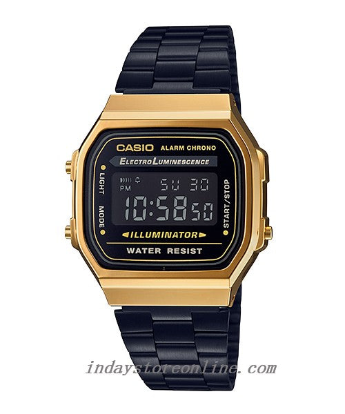Casio Vintage Unisex Watch A168WEGB-1B
