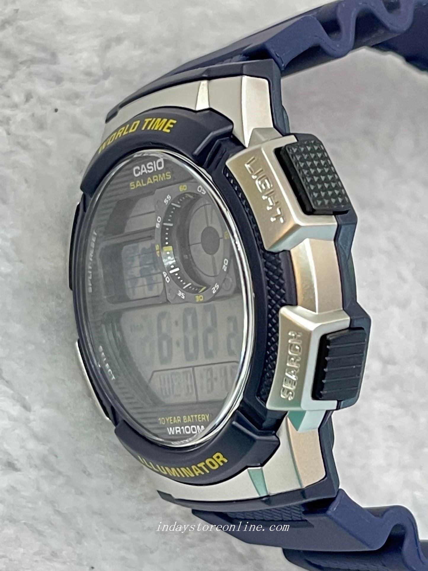 Casio Digital Men's Watch AE-1000W-2A Digital Resin Band Resin Glass Battery Life: 10 years