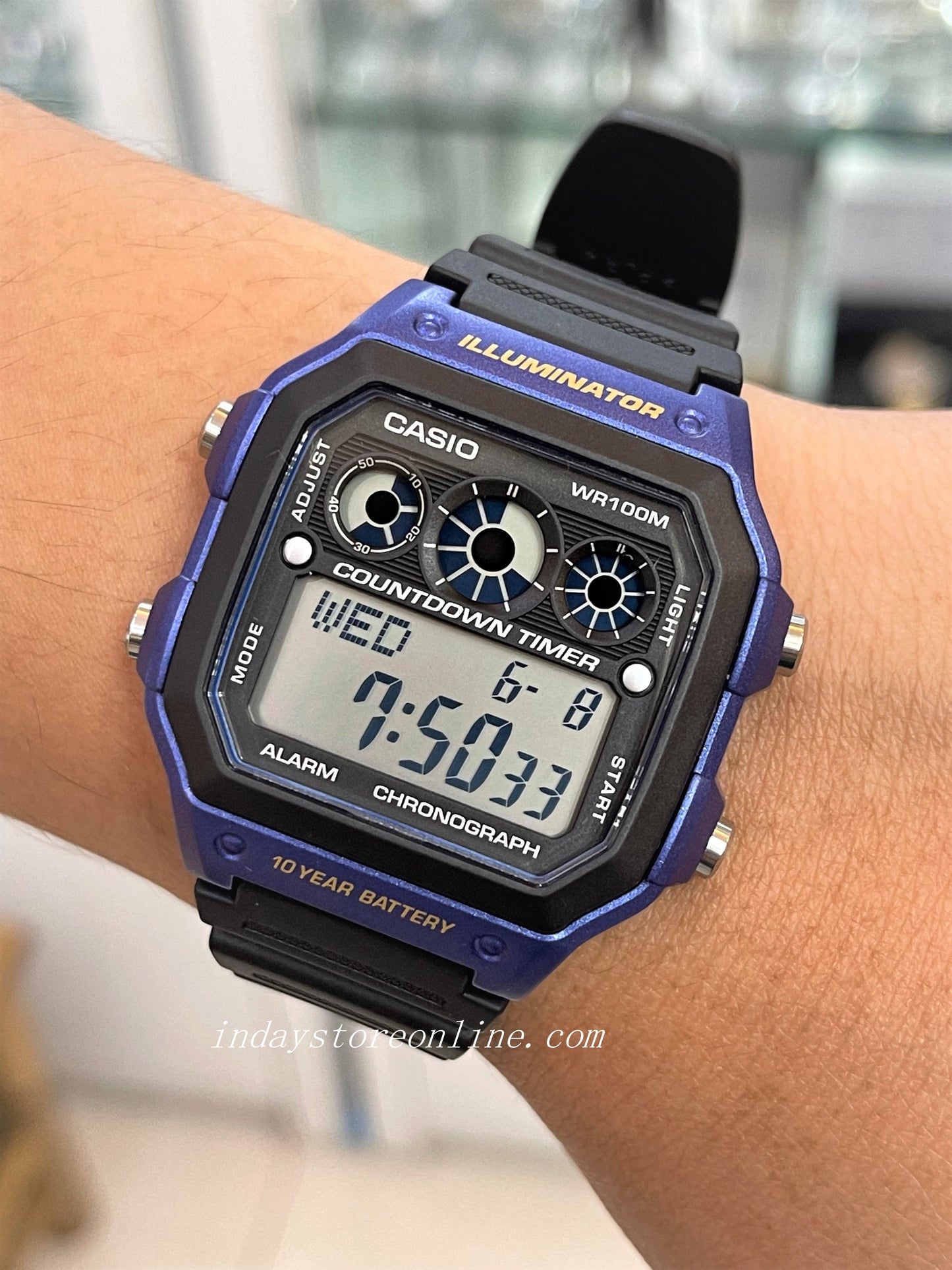 Casio Digital Men's Watch AE-1300WH-2A