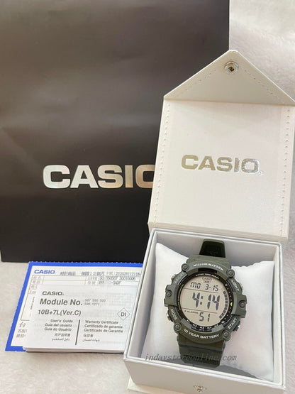 Casio Digital Men's Watch AE-1500WHX-3A Digital Resin Band Resin Glass Battery life: 10 Years