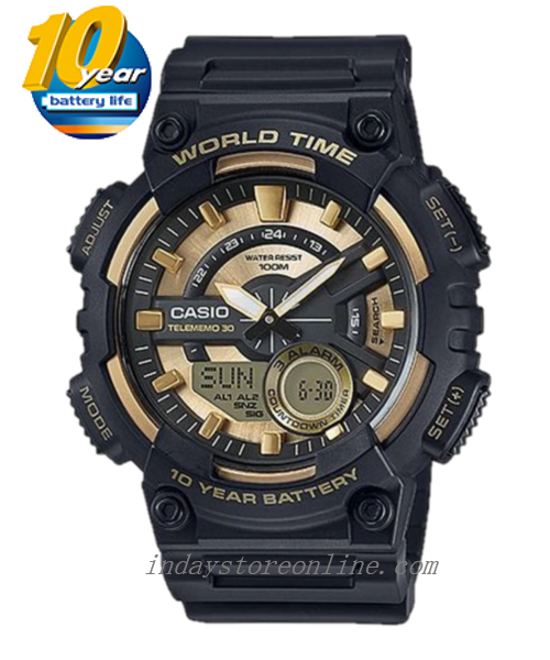 Casio Analog-Digital Men's Watch AEQ-110BW-9A