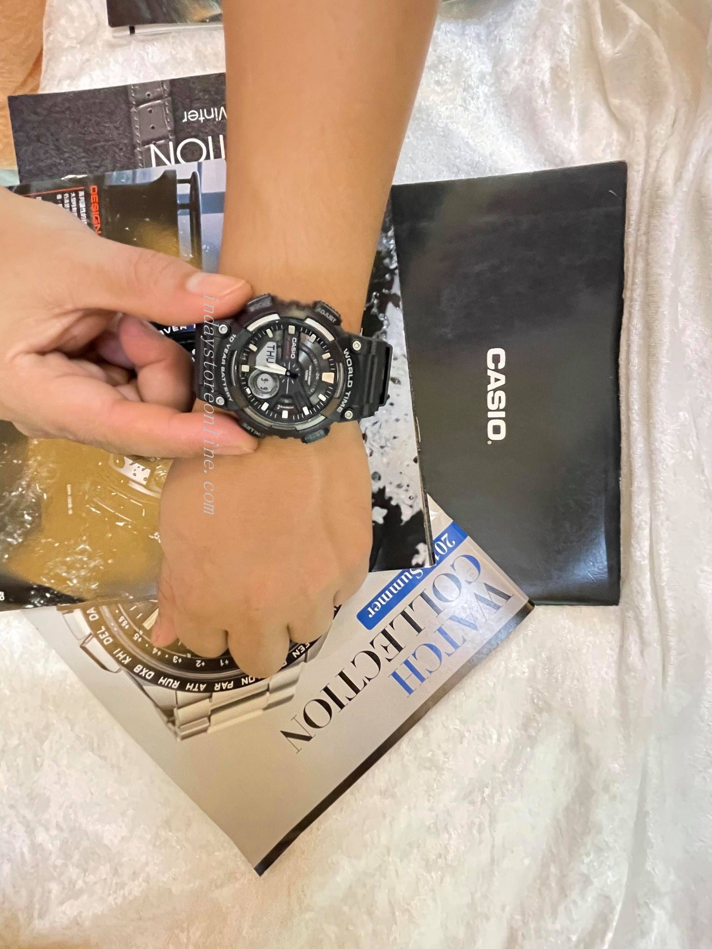 Casio Analog-Digital Men's Watch AEQ-110W-1A