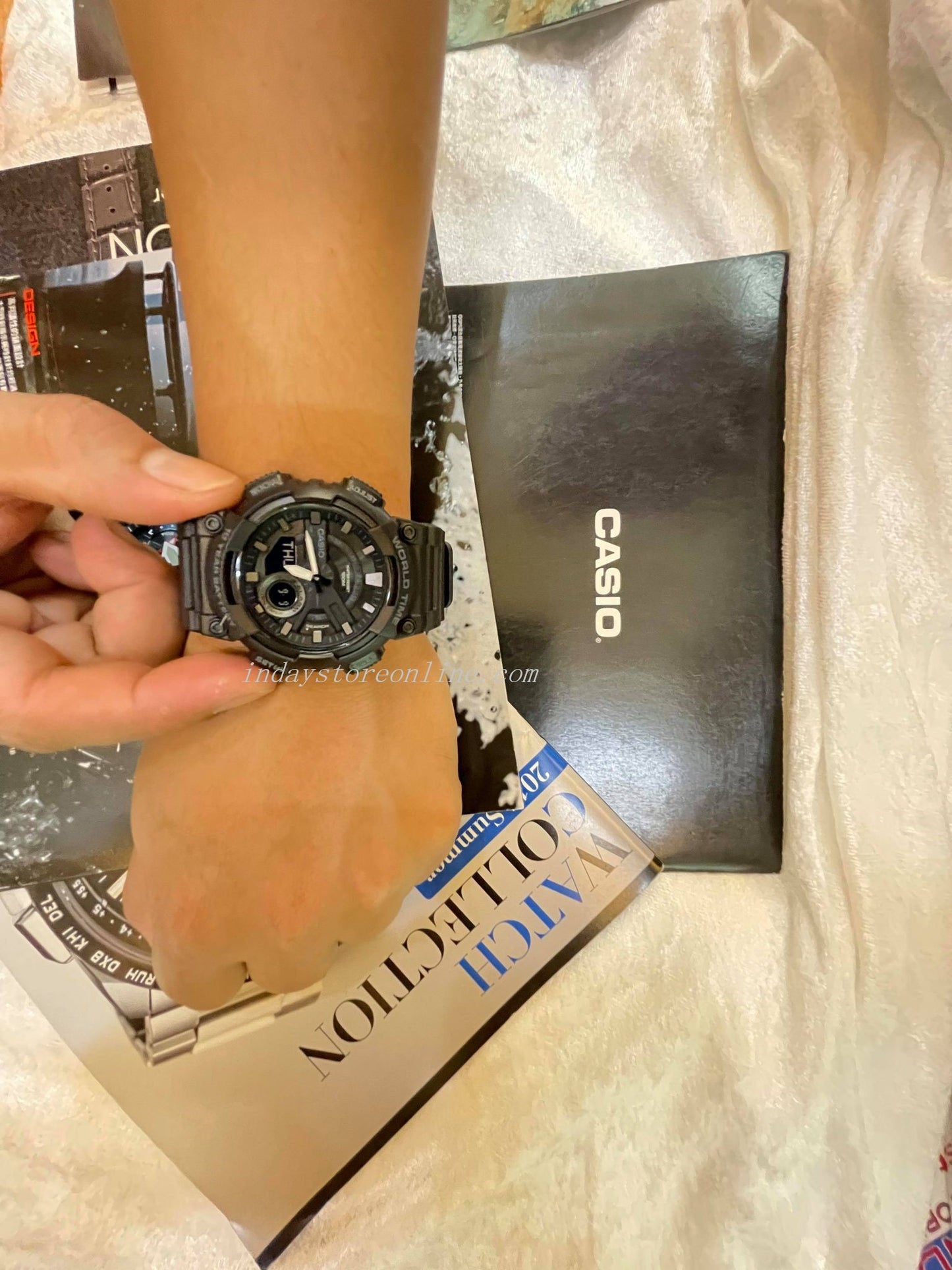 Casio Analog-Digital Men's Watch AEQ-110W-1B