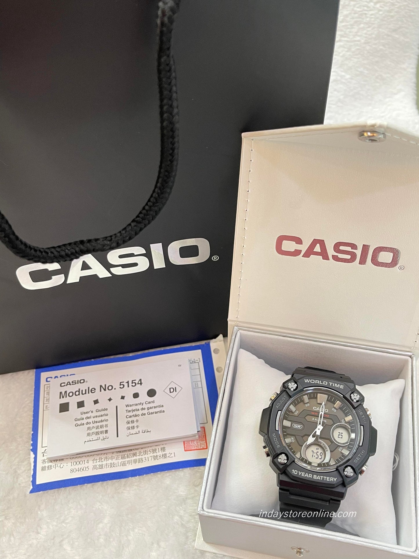 Casio Analog-Digital Men's Watch AEQ-120W-1A