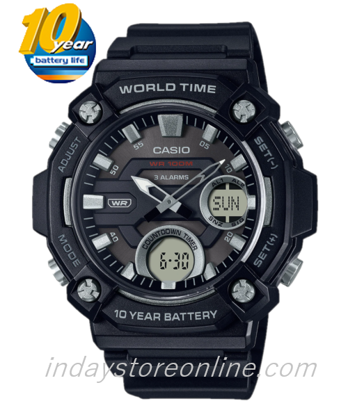 Casio Analog-Digital Men's Watch AEQ-120W-1A