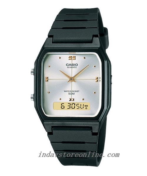 Casio Analog-Digital Unisex Watch AW-48HE-7AV