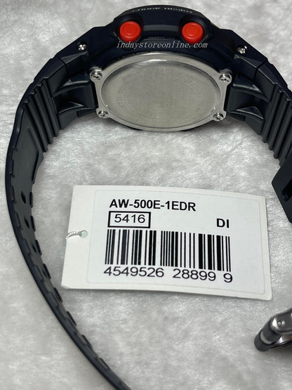 Casio G-Shock Men's Watch AW-500E-1E Analog-Digital AW-500 Series Shock Resistant Minimal Design Best Seller