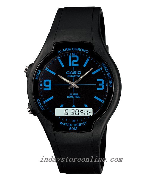 Casio Analog-Digital Men's Watch AW-90H-2B