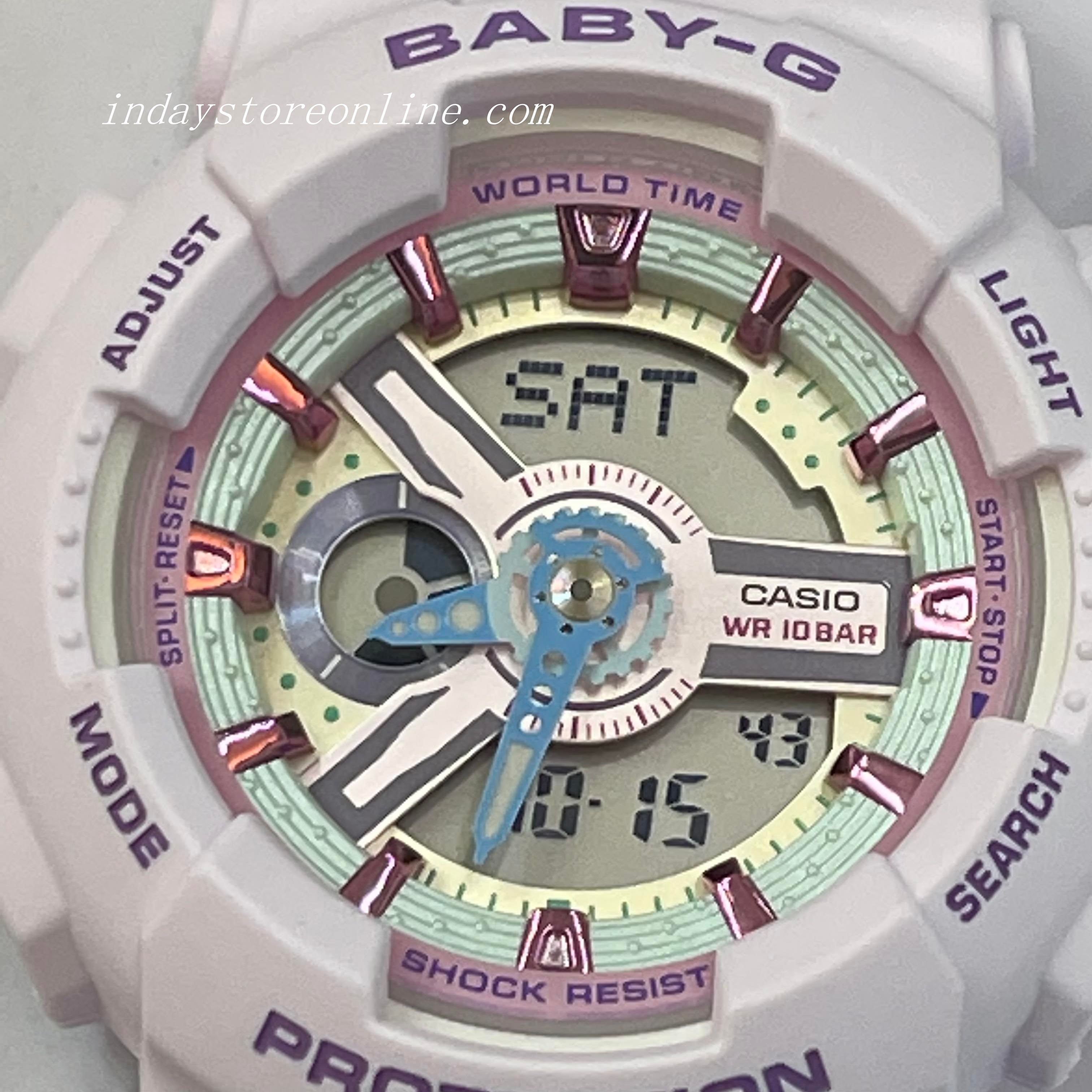 Baby g casio online blanco