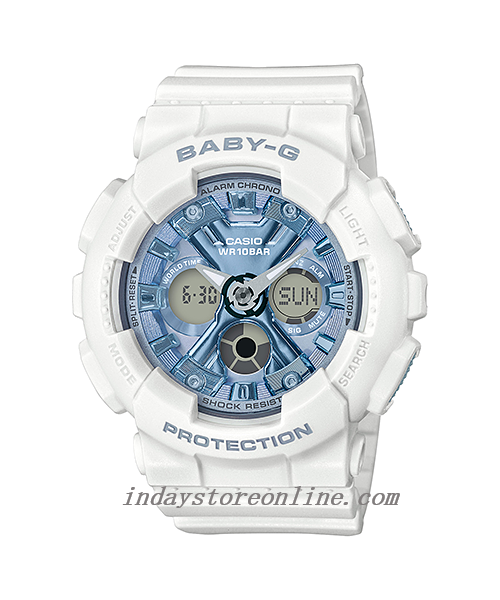 Baby-G レディース 時計 BA-130-7A2 Casio Baby-G Women's Watch BA-130-7A2 Resin Band Mineral Glass