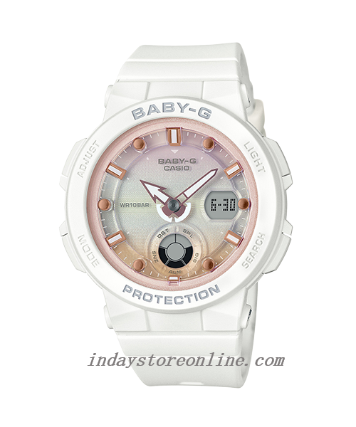 Casio Baby-G Women's Watch BGA-250-7A2 Resin Band Shock Resistant Mineral Glass