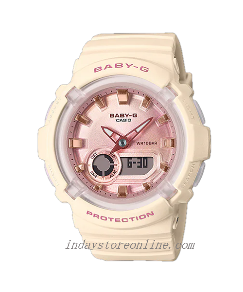 Casio Baby-G Women's Watch BGA-280-4A2 Resin Band Mineral Glass Shock Resistant