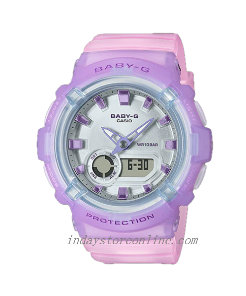 Casio Baby-G Women's Watch BGA-280-6A Resin Band Mineral Glass Shock Resistant