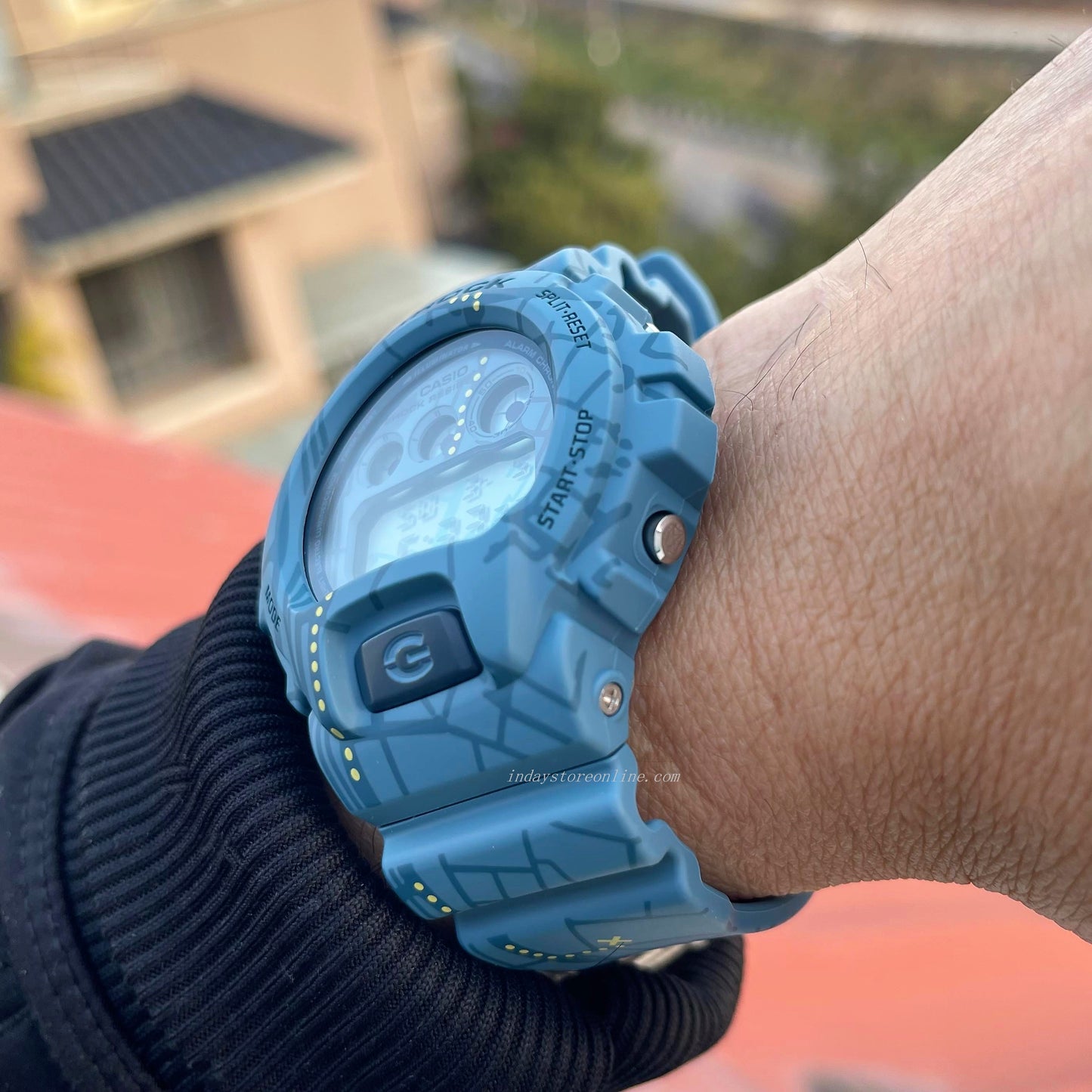 Casio G-Shock Men's Watch DW-6900SBY-2 Digital 6900 Series Treasure Hunt Watches Third-Eye Design