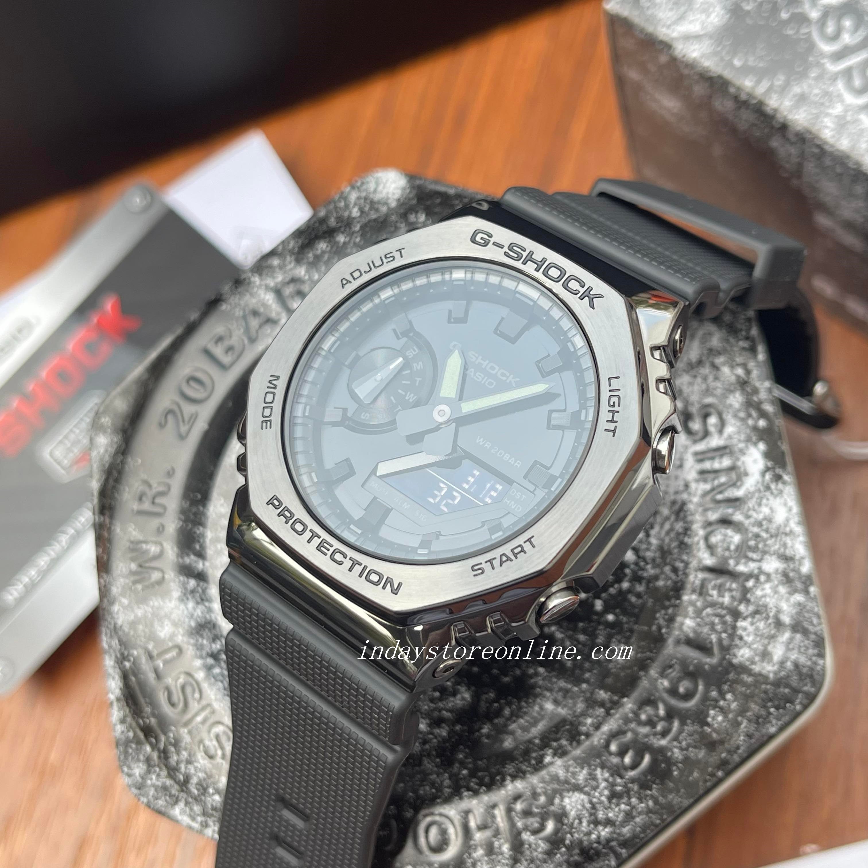 Casio G-Shock Men's Watch GM-2100BB-1A Analog-Digital 2100