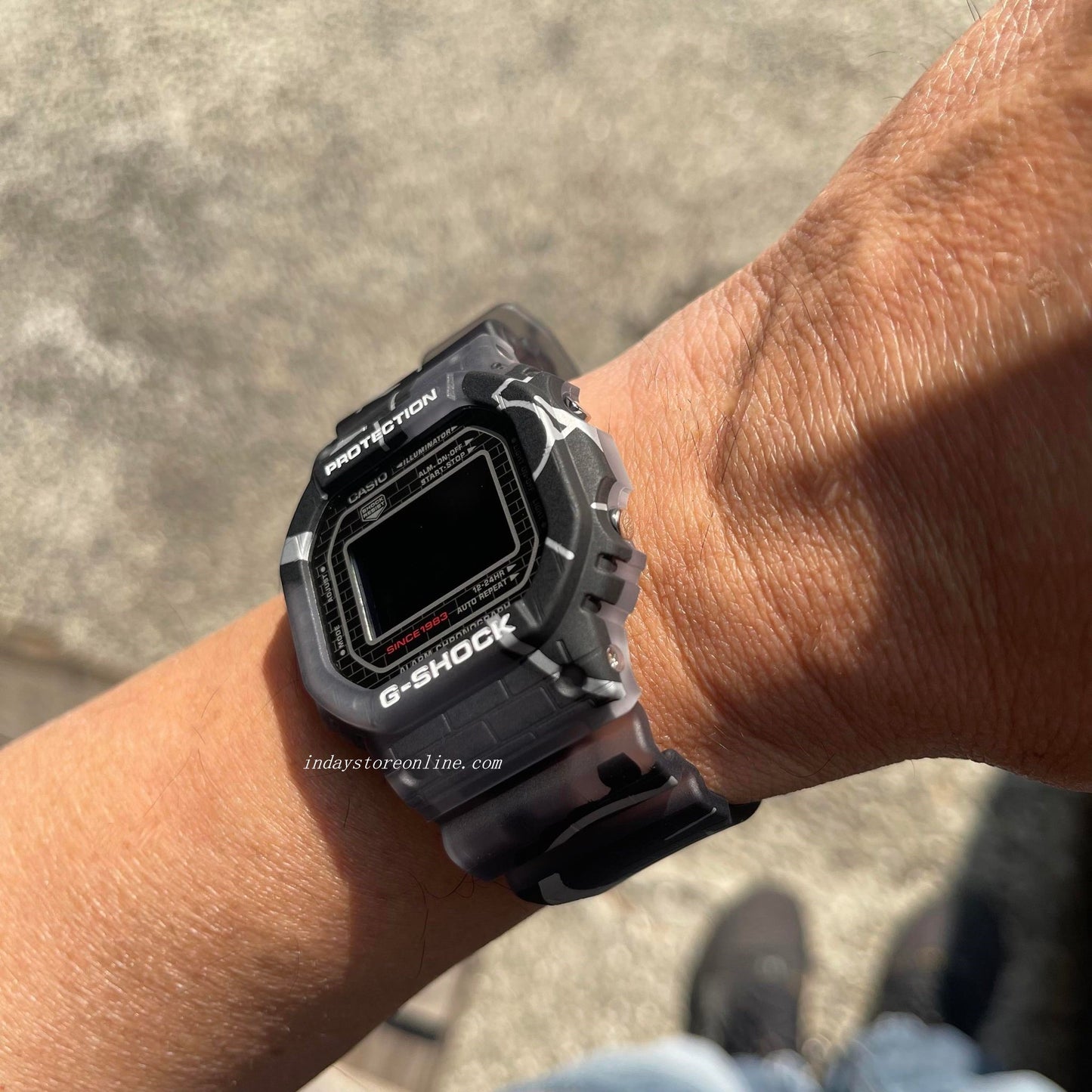 Casio G-Shock Men's Watch DW-5000SS-1 Digital 5600 Series  Street Spirit Watch Line