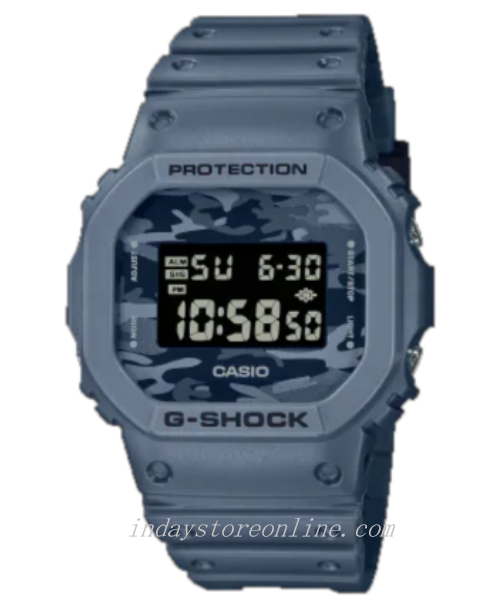 Casio G-Shock Men's Watch DW-5600CA-2 Digital 5600 Series Camouflage Motif Extreme Sports Watch