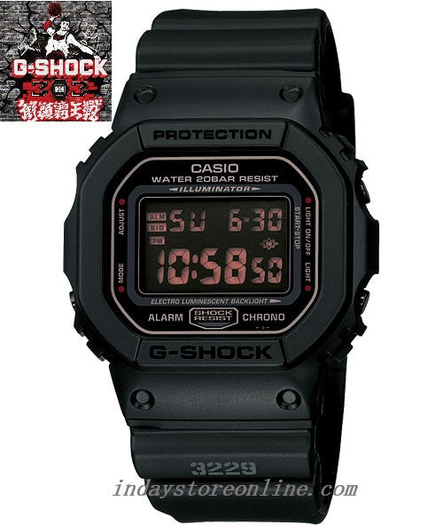 Casio G-Shock Men's Watch DW-5600MS-1D Digital Shock Resistant Mineral Glass