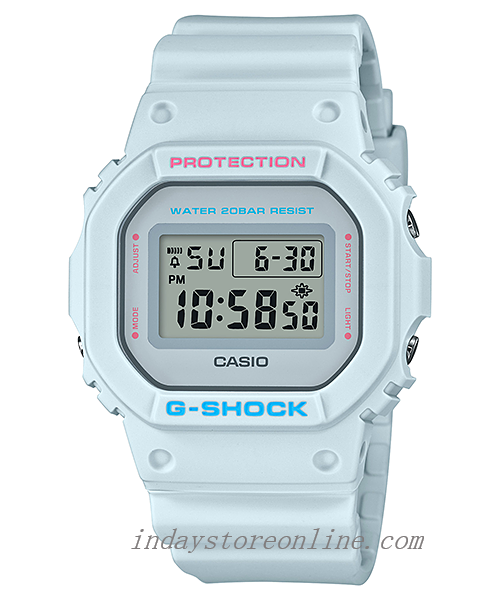 Casio G-Shock Men's Watch DW-5600SC-8 Digital 5600 Series 200-meter Water Resistance Electro-luminescent Backlight Sports Watch