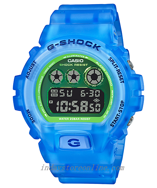 Casio G-Shock Men's Watch DW-6900LS-2 Digital 6900 Series Sports Watch Transparent Vivid Colors