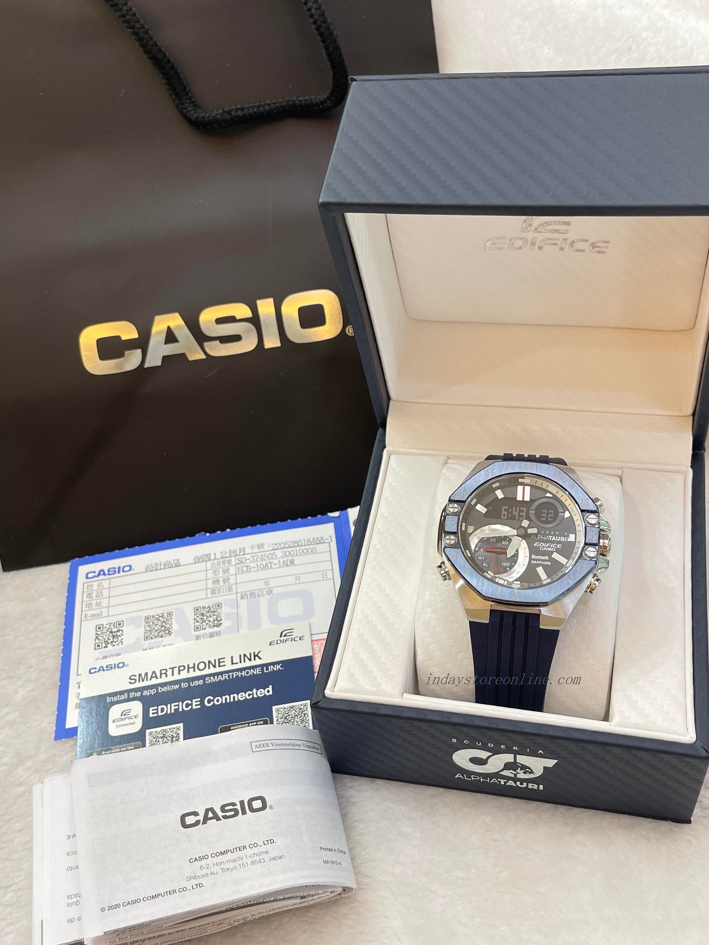 Casio Edifice Men's Watch ECB-10AT-1A