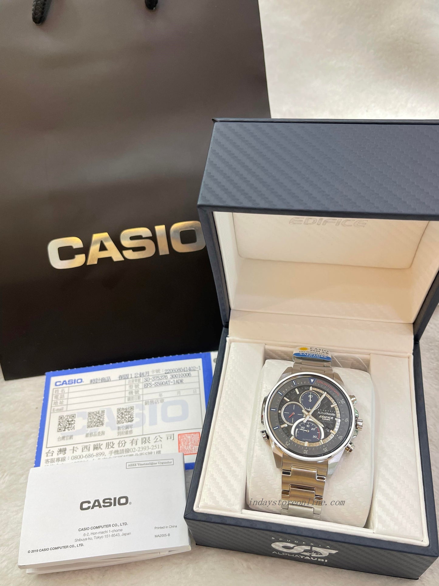 Casio Edifice Men's Watch EFS-S590AT-1A